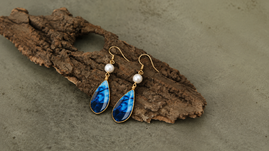 The Poetry of Indigo: How Textile Earrings Turn Craft into Wearable Art